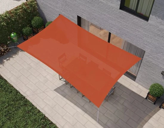 HanSe® Schaduwdoek Rechthoek Waterdoorlatend m - Terra
