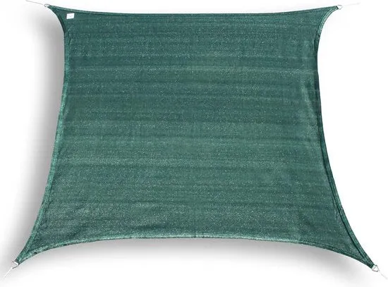 HanSe® Schaduwdoek Vierkant Waterdoorlatend 2x2 m - zonnedoek