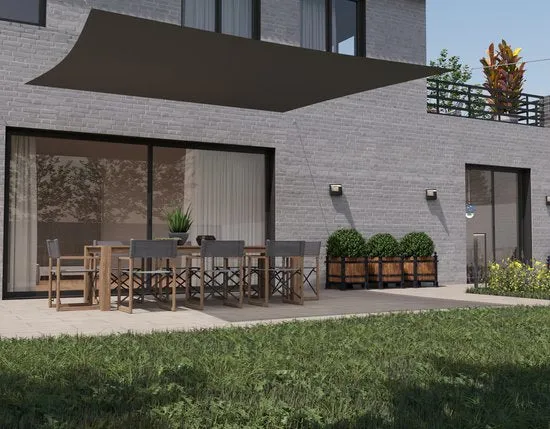 HanSe® Vierkant Waterdoorlatend schaduwdoek