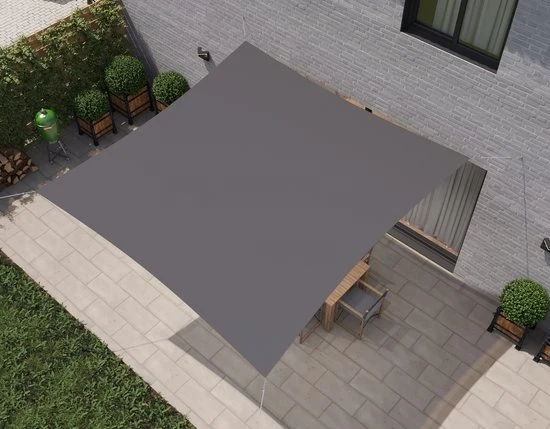 HanSe® Vierkant Waterdoorlatend schaduwdoek