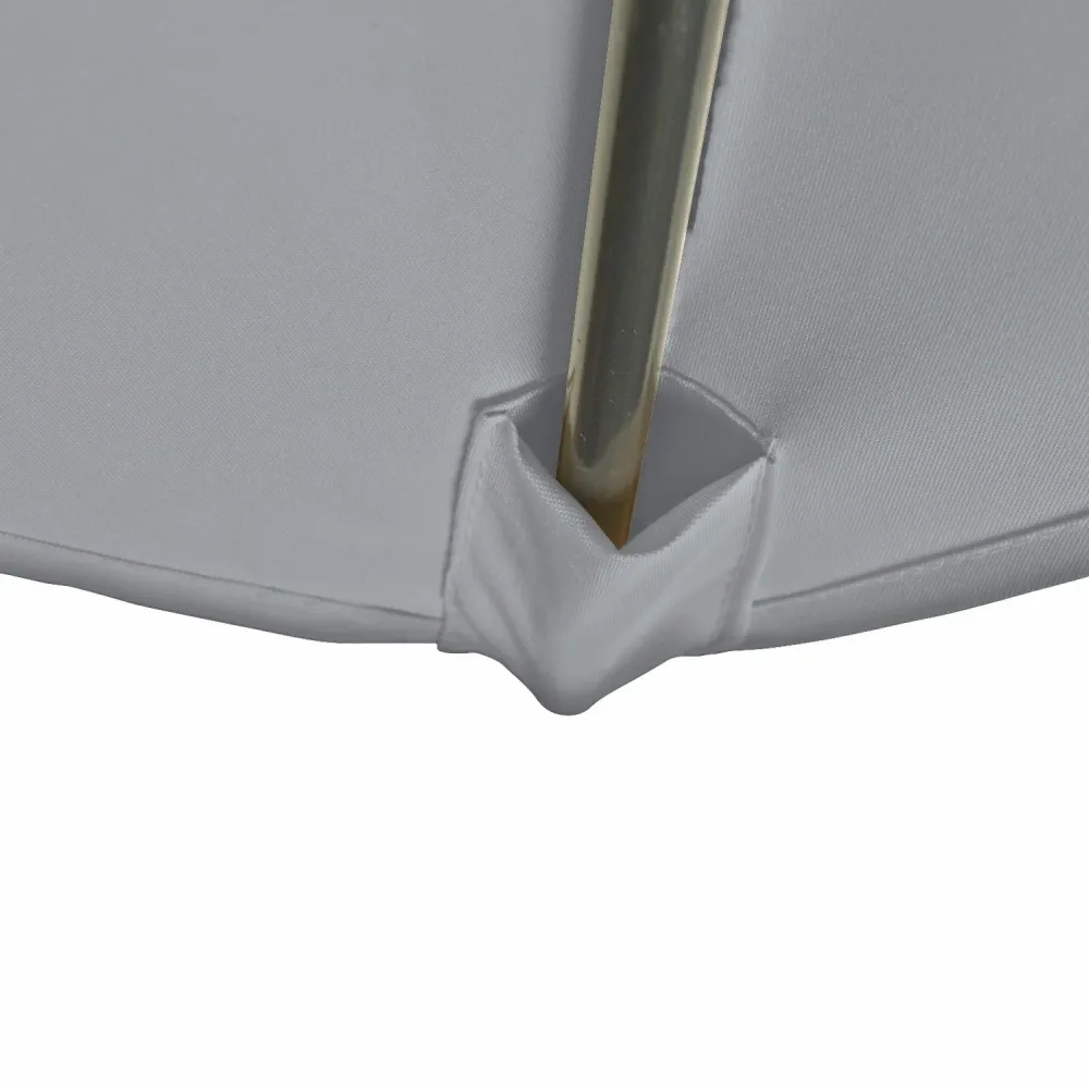 Kopu® Altea Parasol 230x230cm Windvanger Lichtgrijs