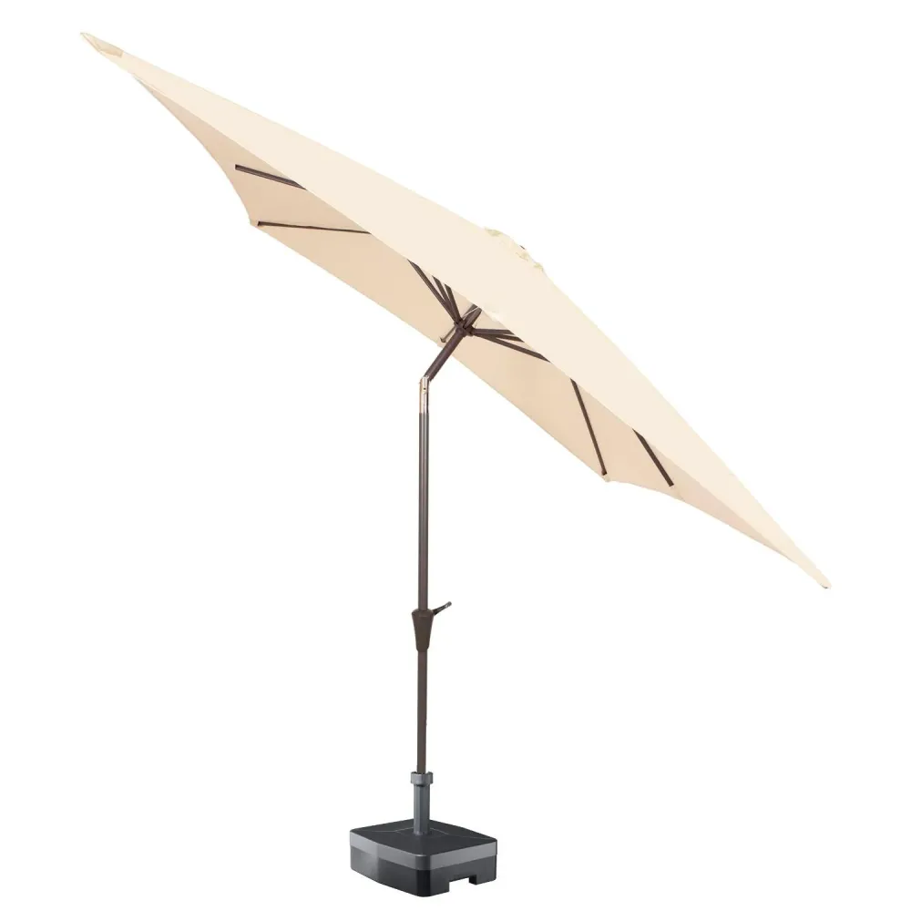 Kopu® Altea Parasol Vierkant 230x230cm Windvanger Creme