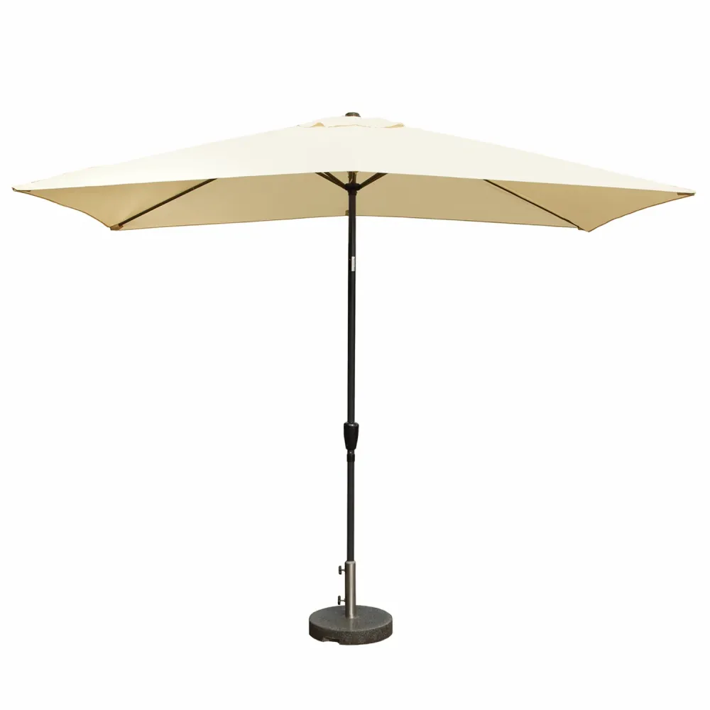 Kopu® Bilbao Rechthoekige Parasol 150x250 cm - Creme