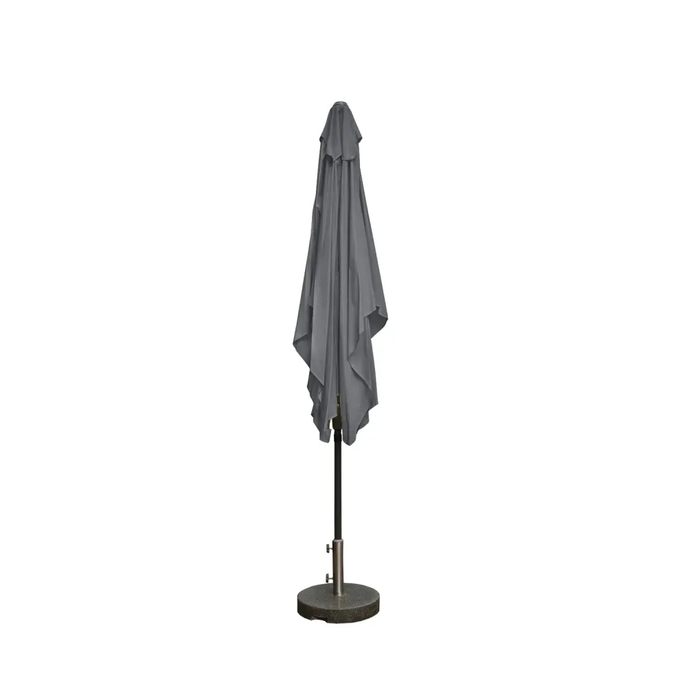 Kopu® Bilbao Rechthoekige Parasol 150x250 cm met Knikarm - Grijs