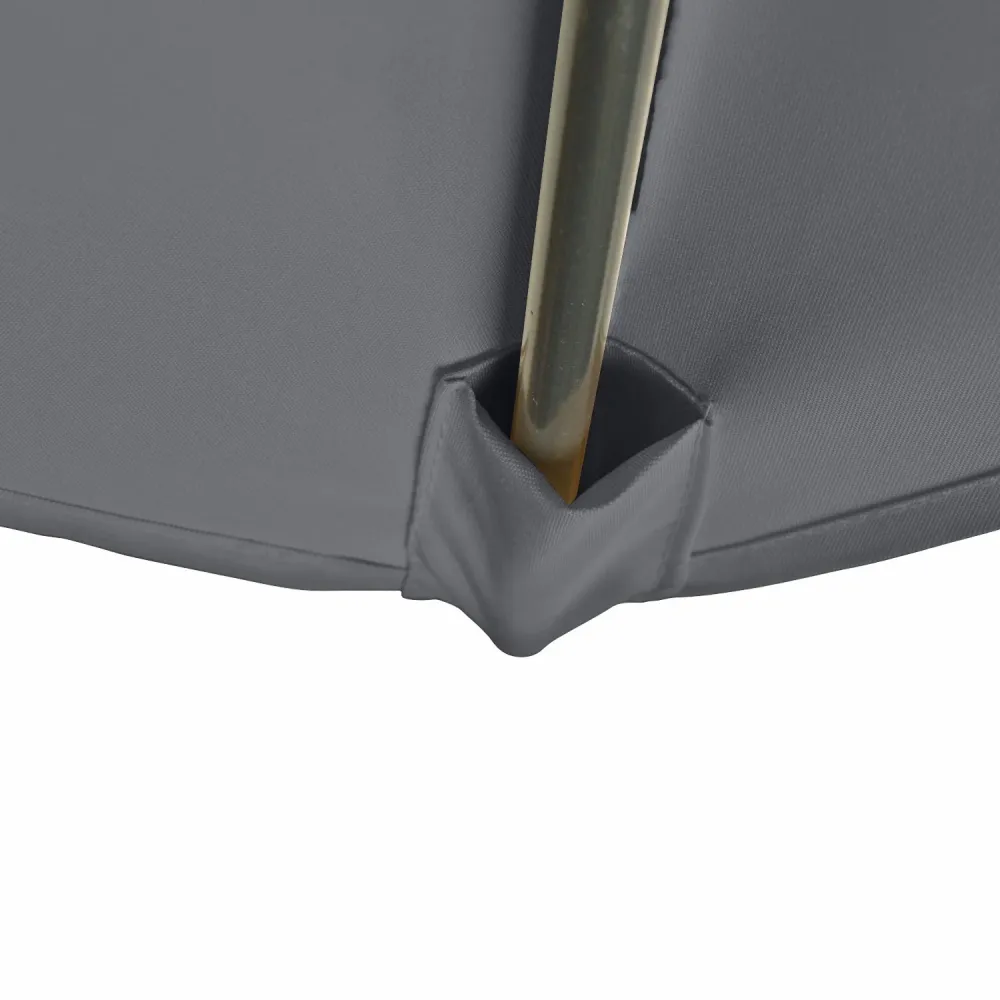 Kopu® Bilbao Rechthoekige Parasol 150x250 cm met Knikarm - Grijs