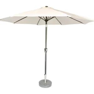 Kopu® Calma Natural - Stevige Ronde Aluminium Parasol doorsnede 300cm