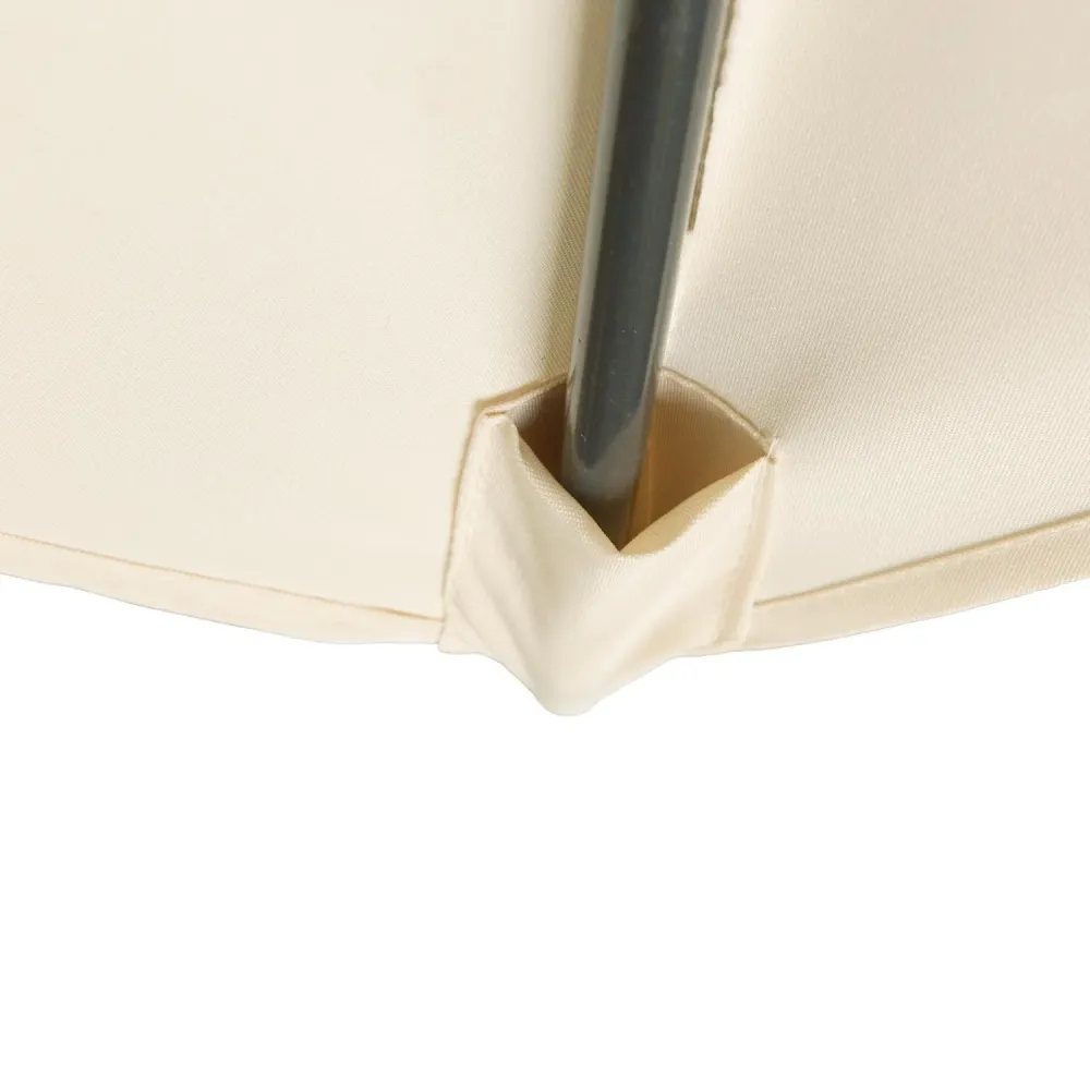 Kopu® Calma Natural - Stevige Ronde Aluminium Parasol doorsnede 300cm