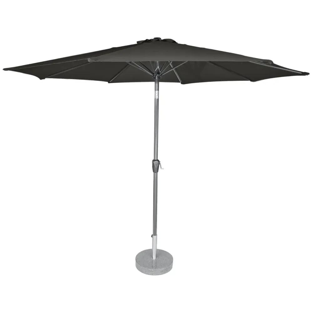 Kopu® Calma Parasolset Rond 300 cm met Hoes - Antraciet