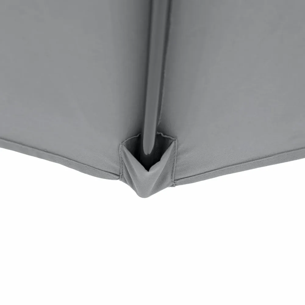 Kopu® Calma Parasolset Rond 300 cm met Voet - Lichtgrijs