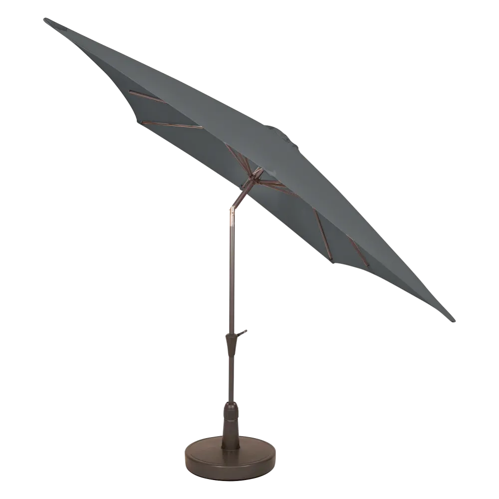 Kopu® Malaga Parasolset Vierkant 200x200 cm met Voet - Grijs