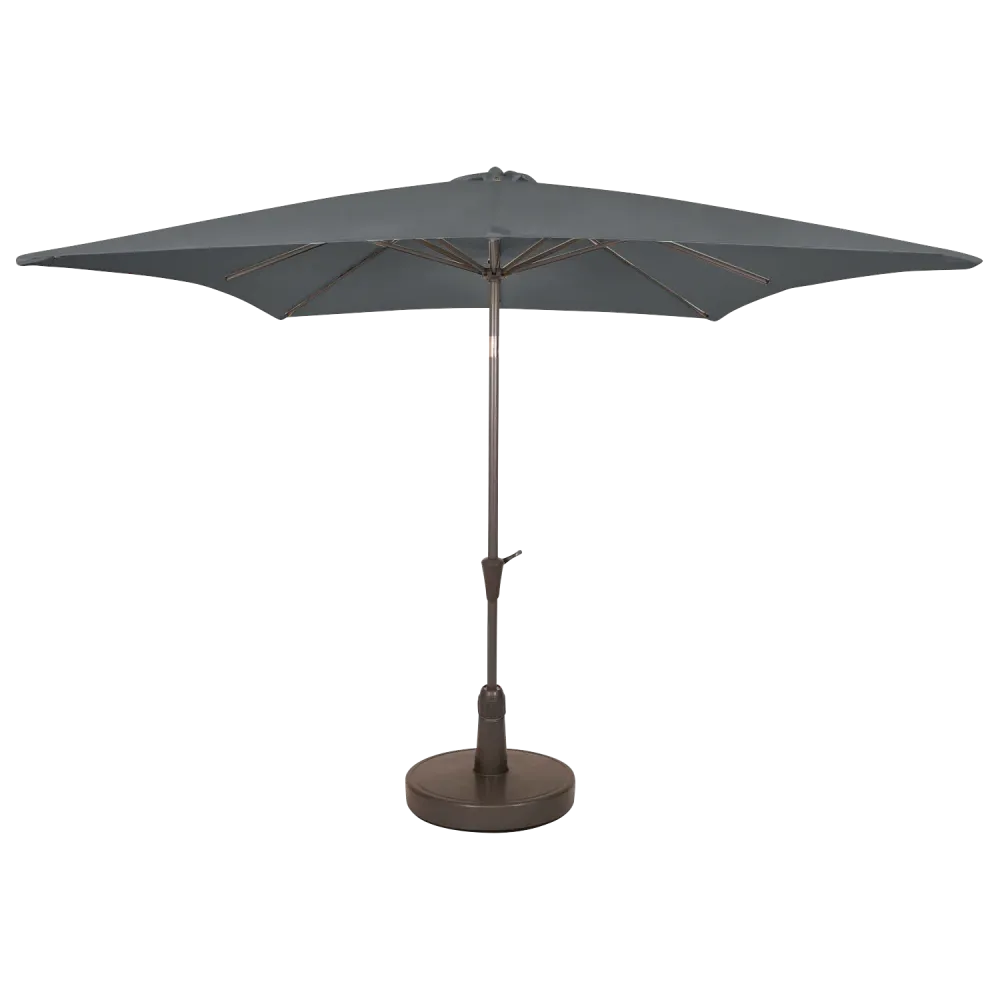 Kopu® Malaga Parasolset Vierkant 200x200 cm met Hoes - Grijs