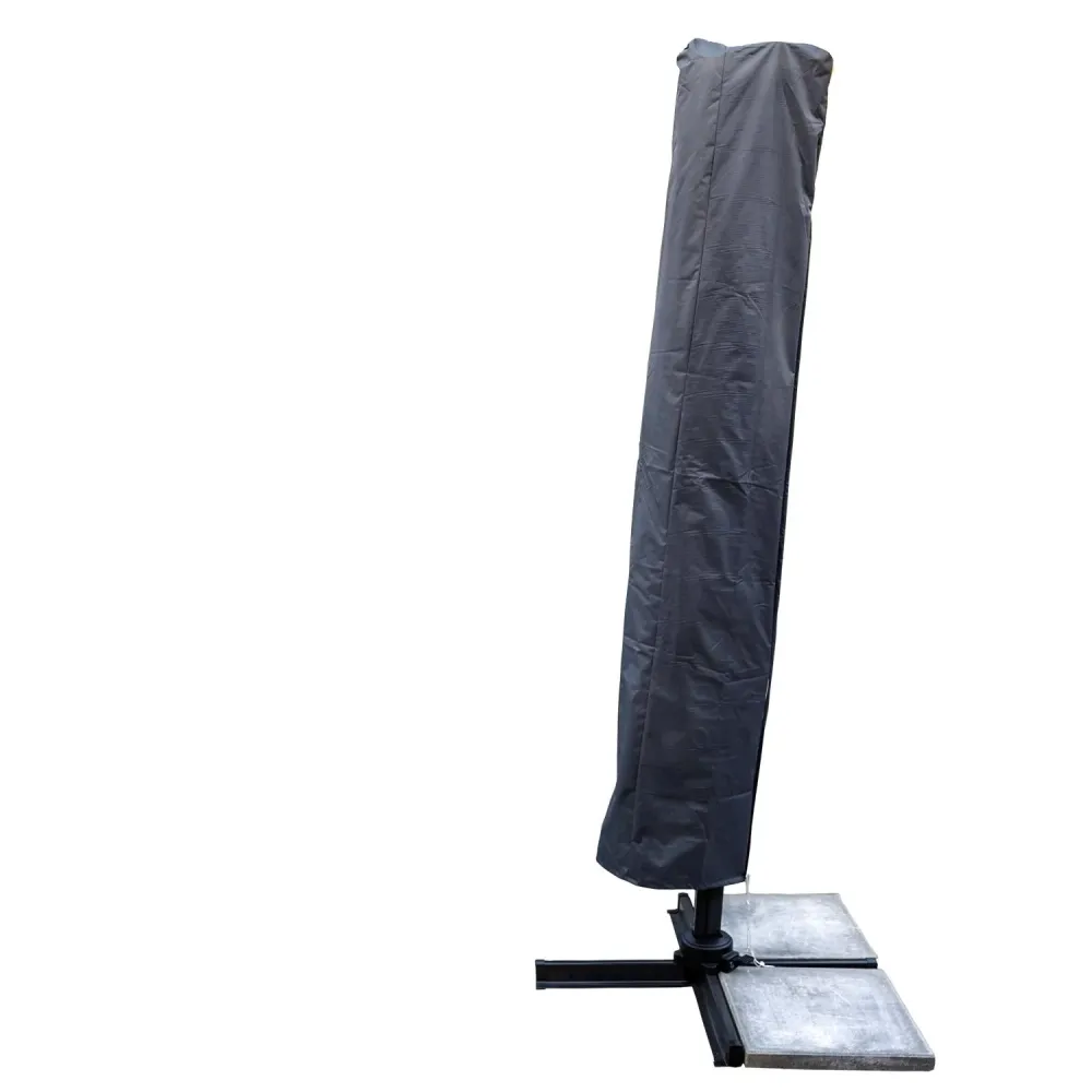Kopu® Parasolhoes L voor Zweefparasol 3 meter Rond - Grijs