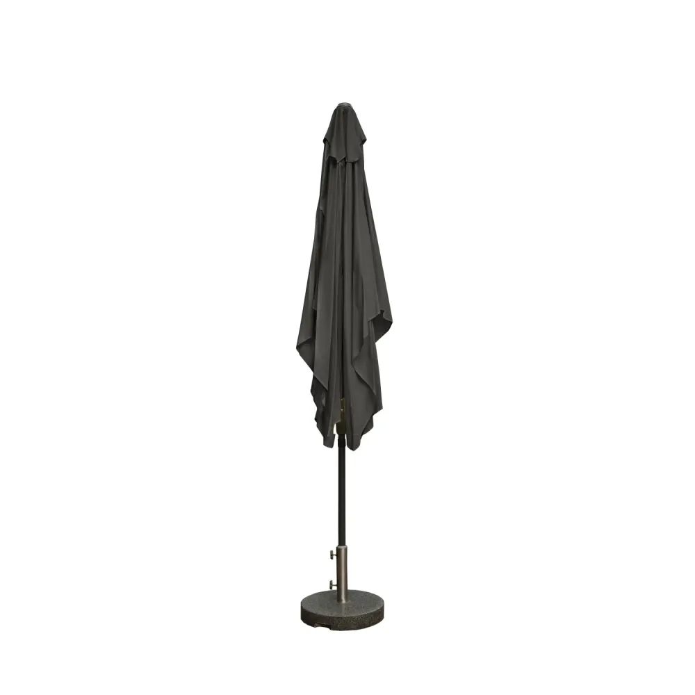 Kopu® rechthoekige parasol Bilbao 150x250 cm met voet - Antraciet