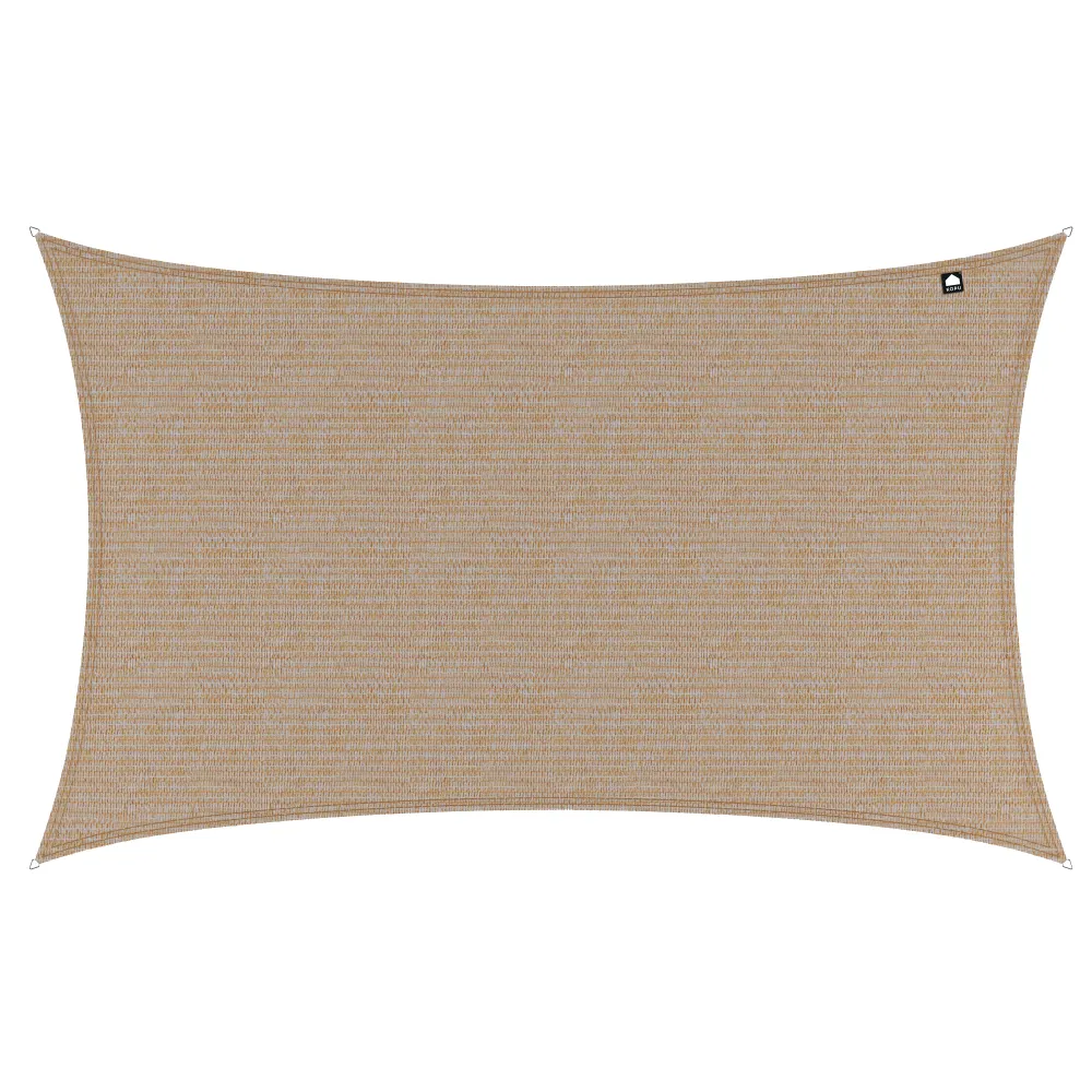 Kopu® Schaduwdoek Rechthoek 280 gram Waterdoorlatend 4x6 m - Beach