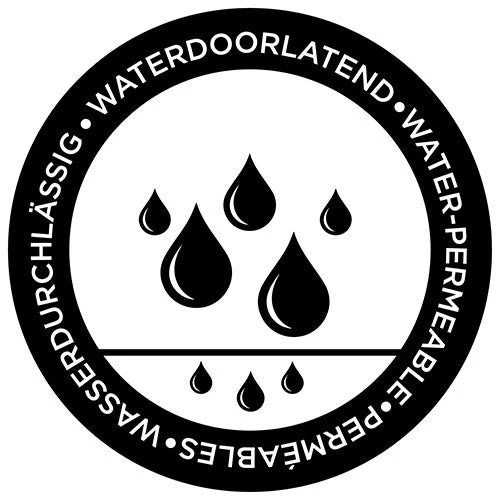 Kopu® Schaduwdoek Rechthoek 280 gram Waterdoorlatend 3x5 m - Grijs