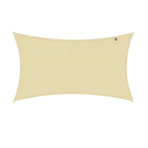 Kopu® Schaduwdoek Rechthoek 280 gram Waterdoorlatend 2x4 m - Creme