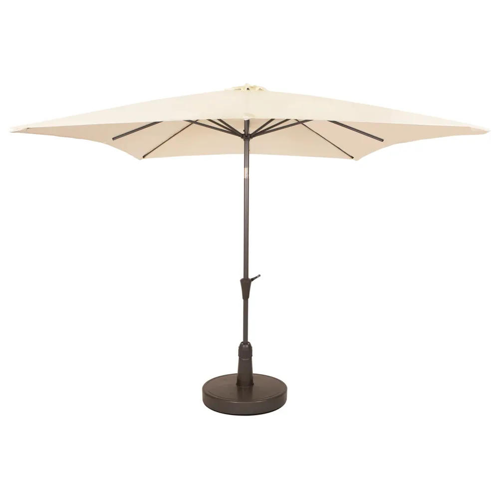 Kopu® vierkante parasol Malaga 200x200 cm - Naturel