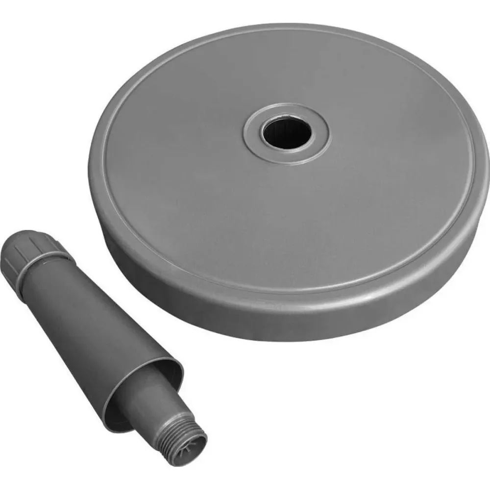 Kopu® Vulbare Parasolvoet 70 kg voor Grote Parasols - Zwart
