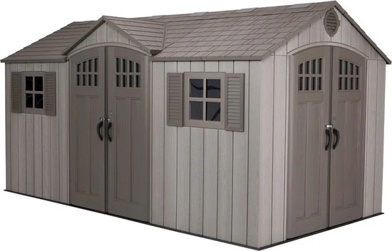 Lifetime - LG60318 - Tuinhuis - Tuinschuur - 244 x 244 x 457 cm