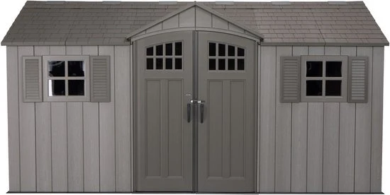 Lifetime - LG60318 - Tuinhuis - Tuinschuur - 244 x 244 x 457 cm