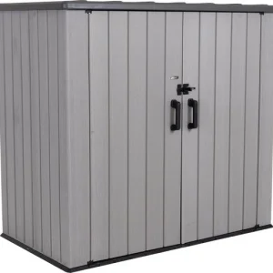 Lifetime® LG60331 Kunststof Opbergkast tuin 111x192x176 cm - Grijs
