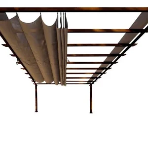 Paragon Outdoor Aluminium Paviljoen Florence 1116 - 350x505x236 cm Donkerbruin