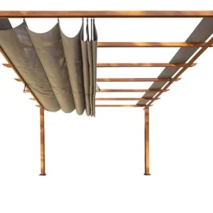 Paragon Outdoor - Aluminium Pergola - 350x350x235 cm - Houtlook