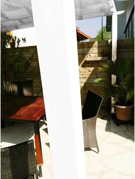 Paragon Outdoor Florida - Aluminium Pergola ST02002 - 350x350 cm - Wit