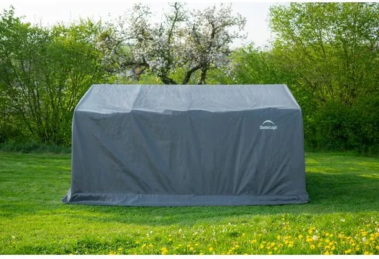 ShelterLogic® Opslagtent SL62697 - 490x370x260 cm - Grijs