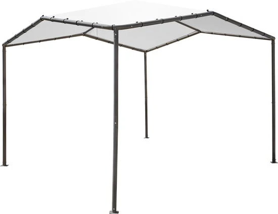 ShelterLogic® Paviljoen Pacifia Pergola - Partytent - 317x317 cm - Grijs