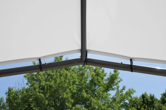 ShelterLogic® Paviljoen Pacifia Pergola - Partytent - 317x317 cm - Grijs