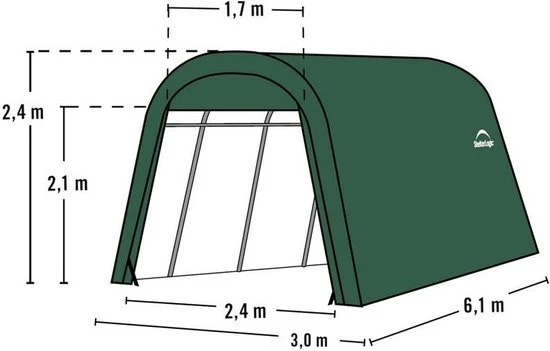 ShelterLogic® Tentgarage SL62584 - 610x300x240 cm