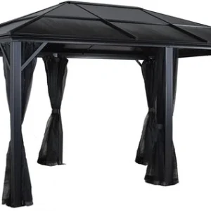 Sojag Aluminium paviljoen Meridien - met klamboe 365x485x270 cm