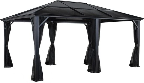 Sojag Aluminium paviljoen Meridien - met klamboe 365x485x270 cm