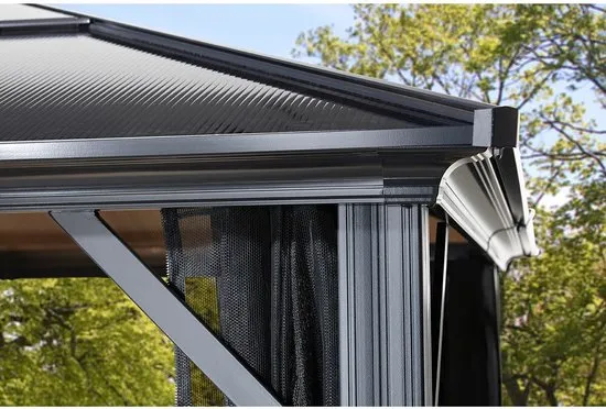 Sojag Aluminium paviljoen Meridien - met klamboe 365x485x270 cm