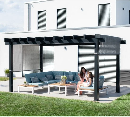 Sojag Aluminium Pergola Yamba - 495x295x253 cm - Antraciet