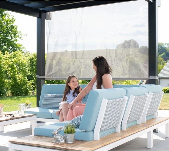 Sojag Aluminium Pergola Yamba - 495x295x253 cm - Antraciet