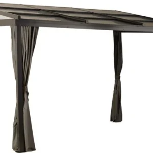 Sojag Aluminium terrasoverkapping Boedapest - Brons - 298x364x243cm