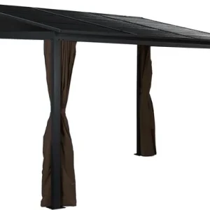 Sojag Aluminium terrasoverkapping Portland 288x367x240cm - antraciet