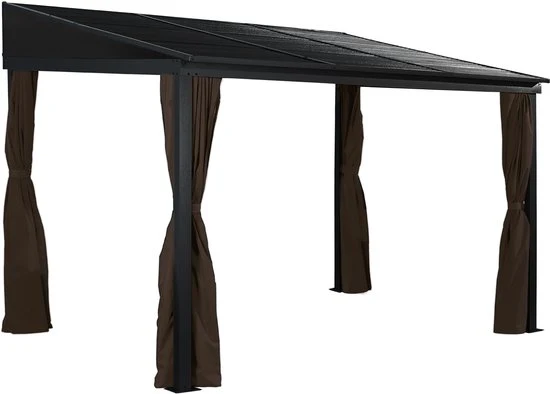 Sojag Aluminium terrasoverkapping Portland 288x426x240cm - antraciet