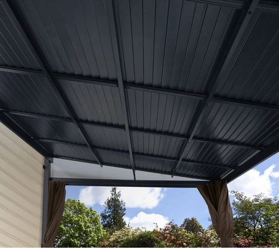 Sojag Aluminium terrasoverkapping Portland 288x426x240cm - antraciet