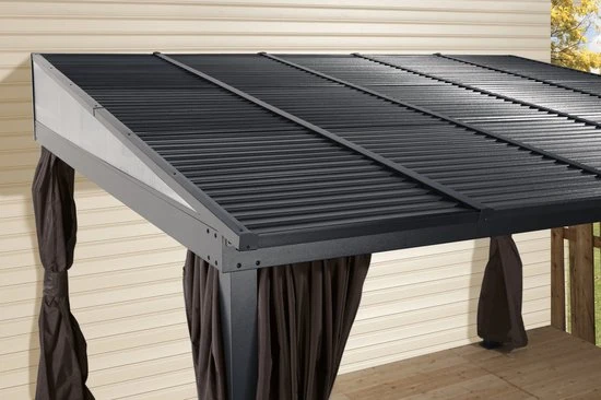 Sojag Aluminium terrasoverkapping Portland 288x488x240cm- antraciet