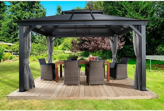 Sojag Paviljoen Mykonos 1014 - Pergola SJ04510 - 299x425x291 cm