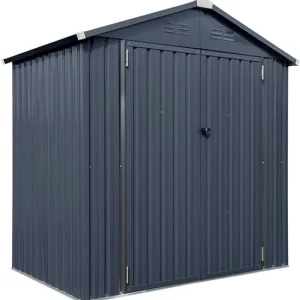 Spacemaker Gereedschapsschuur Metaal - 119x183x196 cm -Grijs