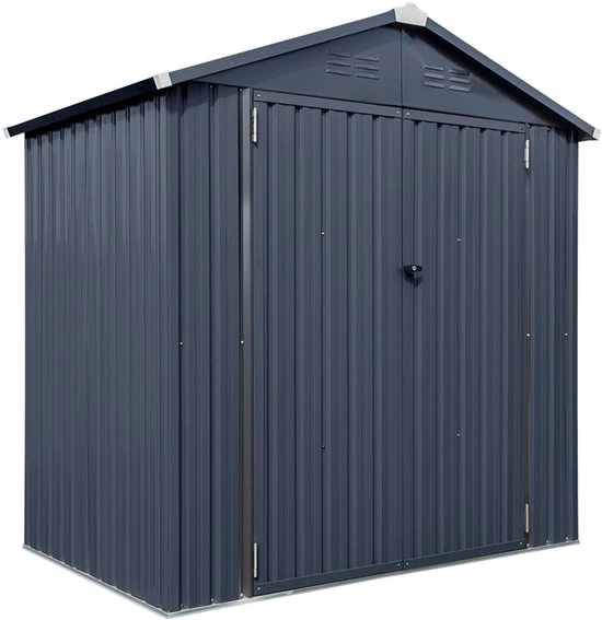 Spacemaker Gereedschapsschuur Metaal - 119x183x196 cm -Grijs