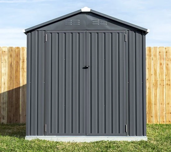 Spacemaker Gereedschapsschuur Metaal - 119x183x196 cm -Grijs