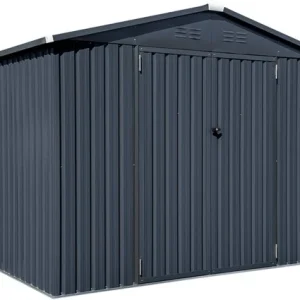 Spacemaker Gereedschapsschuur Metaal - 182x247x197 cm -Grijs