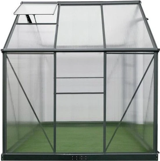 Westmann Aluminium kas Flora 66 | Antraciet | 192x192x202cm