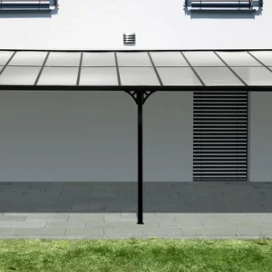 Westmann Aluminium Terrasoverkapping Bruce SI06108 - 300x556x270 cm - Zwart