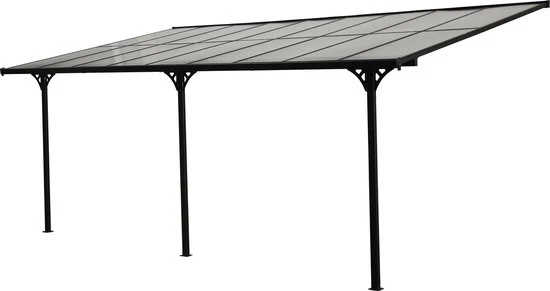Westmann Aluminium Terrasoverkapping Bruce SI06108 - 300x556x270 cm - Zwart